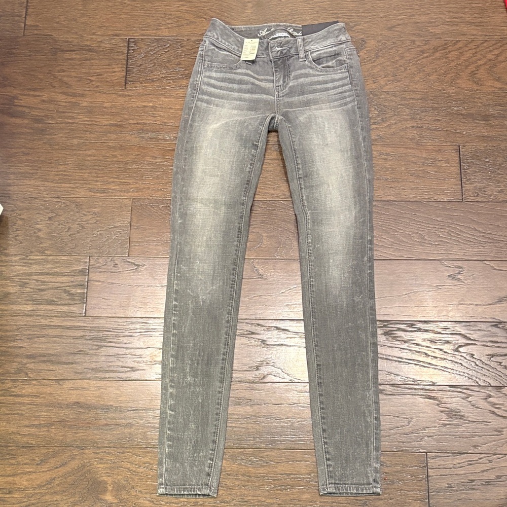 American Eagle Outfitters Gray Skinny Jeans